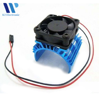 Đế + quạt tản nhiệt làm mát 5v cho xe điều khiển từ xa 1 / 10 540 550 3650 Size K2V