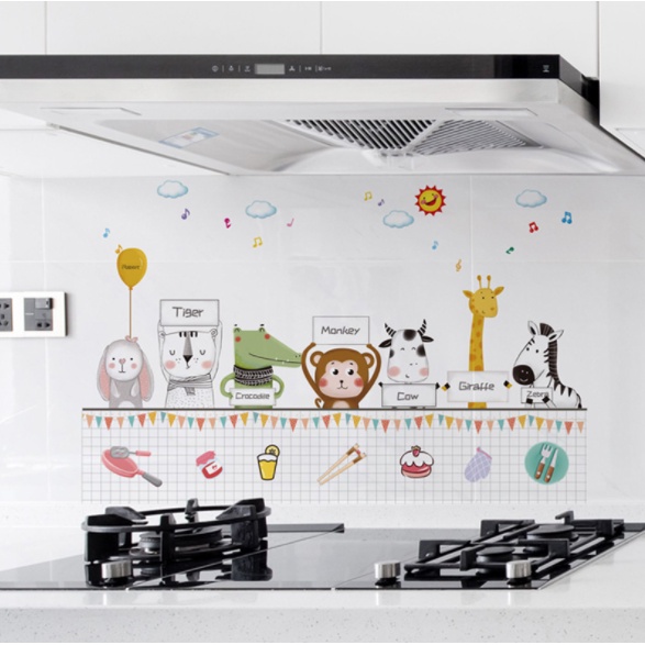 Giấy dán tường nhà bếp, miếng dán bếp chống bắn dầu mỡ, chịu nhiệt cao | BigBuy360 - bigbuy360.vn