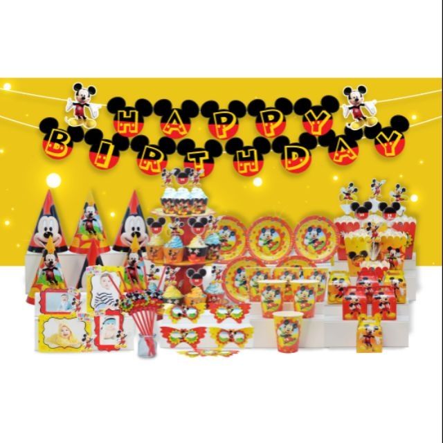 Sét mega sinh nhật chuột mickey