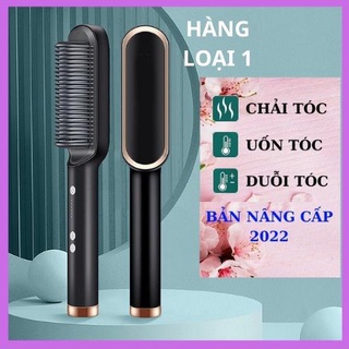 Lược điện chải tóc tạo kiểu, Lược điện chải tóc đa năng uốn thẳng 3 in 1 cao cấp - Bảo hành 3 tháng