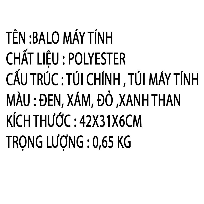 Balo Đẹp Tặng Túi Ví - Balo laptop nam nữ chống sốc laptop - Tuxa Store