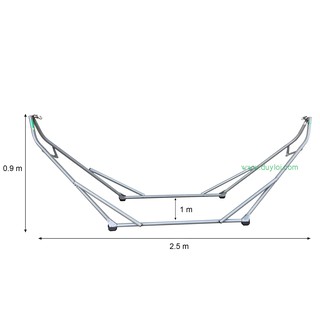 Khung võng xếp thép Duy Lợi cỡ lớn (không lưới)