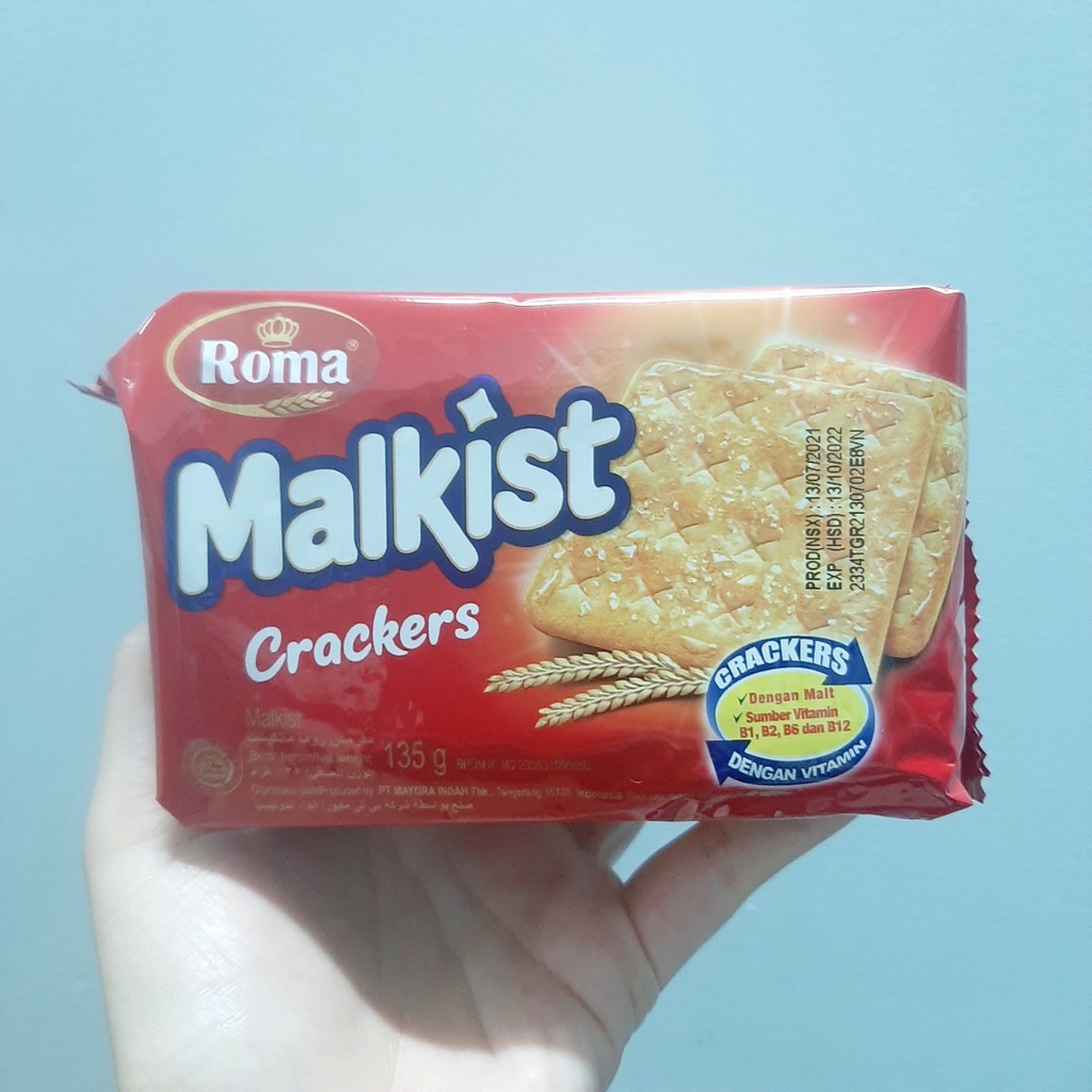 Bánh quy giòn Roma Malkist crackers 135g