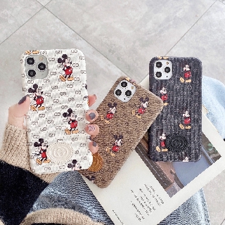 Gucci phone holster Apple protective holster Disney Mickey cartoon mobile phone holster co-branded Disney for iPhone11 11Pro 11ProMAX iPhone7 / 8 / SE2020 7plus 8plus Apple X XR XSMAX