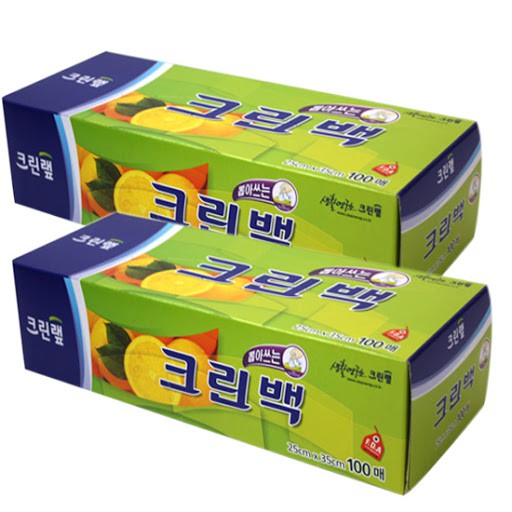 Túi đựng thực phẩm Hàn Quốc loại mini 100c, cỡ vừa 50c, cỡ trung 100c hàng nhập khẩu