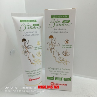 Sữa rửa mặt Bảo Xuân Skin với 6 thảo dược quý cho làn da