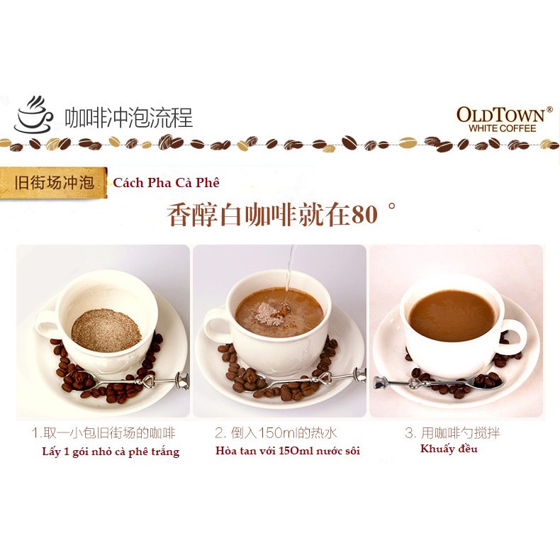 Cà Phê Trắng Old Town (White coffee) Malaysia | BigBuy360 - bigbuy360.vn