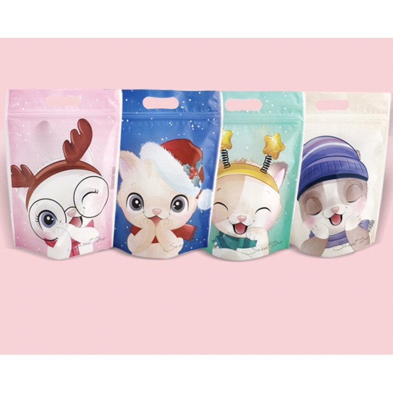 Túi zip đựng bánh cookie, kẹo, mứt - 5 cái, 10 cái nhiều mẫu
