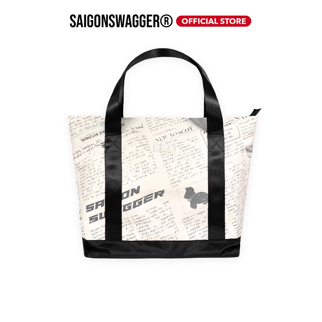 Túi Tote In Họa Tiết Báo SAIGON SWAGGER® SGS Journal Tote Bag