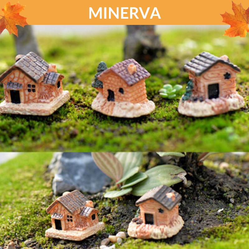 TIỂU CẢNH Mô hình nhà mini trang trí tiểu cảnh, sân vườn, chậu cây kiểng