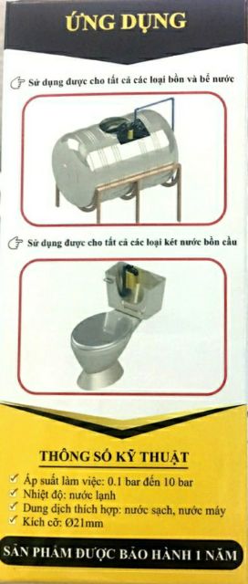 Phao Cơ Bách Khoa Thế Hệ Mới 21mm 27mm _ Phao cơ chống tràn nước