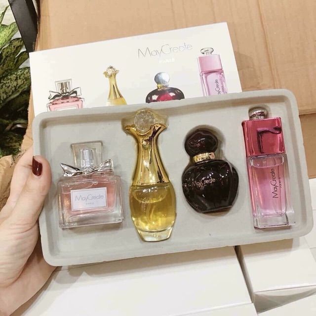 chuyên sỉ Set 4 lọ nước hoa MayCreate