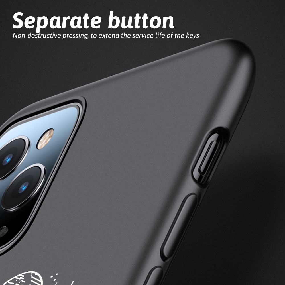 Ốp điện thoại TPU mềm mặt nhám màu đen họa tiết trái tim cho iPhone 11 Pro X XR XS Max 7 8 Plus