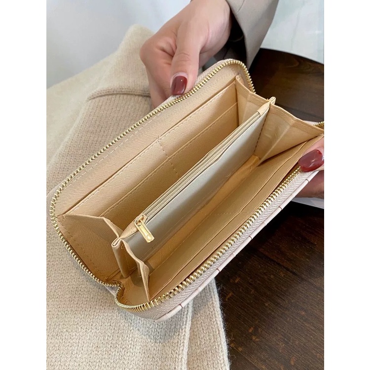 Ví nữ dài cao cấp khóa kéo đẹp thời trang nhiều ngăn cầm tay ROSE V56