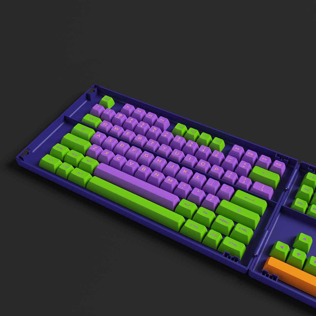 AKKO Keycap set EVA-01 (PBT Double-Shot/ASA profile/158 nút)