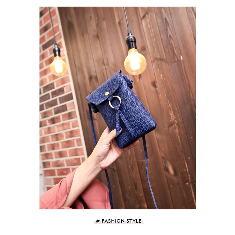 [Sale] Túi đeo chéo mini để điện thoại da Pu thời trang nl.Store S01