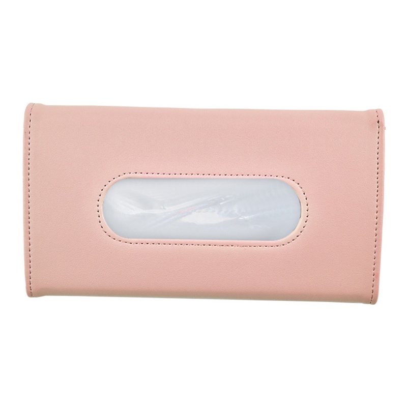 Hộp Đựng Khăn Giấy Bằng Da PU Nhiều Màu Tùy Chọn Tiện Dụng Cho Xe Hơi