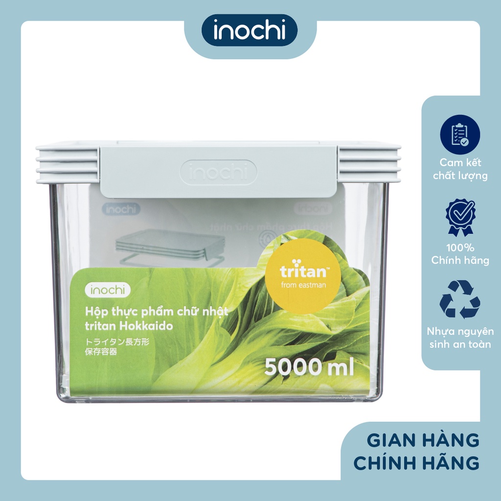 Hộp thực phẩm Tritan chữ nhật Hokkaido
