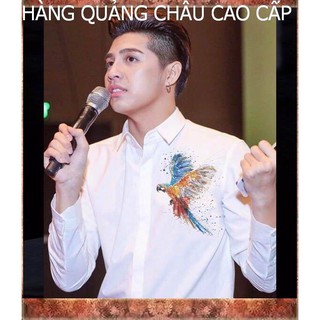 Áo sơ mi nam phong cách in hình họa tiết đẹp mẫu mới ở tphcm cao cấp,áo sơ mi nam trắng,áo sơ mi nam in hình