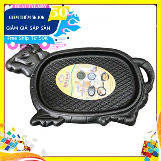 Chảo Gang Lớn Chống Dính Làm Bò Bít Tết Trứng Ốp La