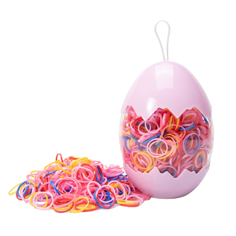 Dây Buộc Tóc Cao Su Mini Co Giãn Nhiều Màu Sắc Dùng Một Lần