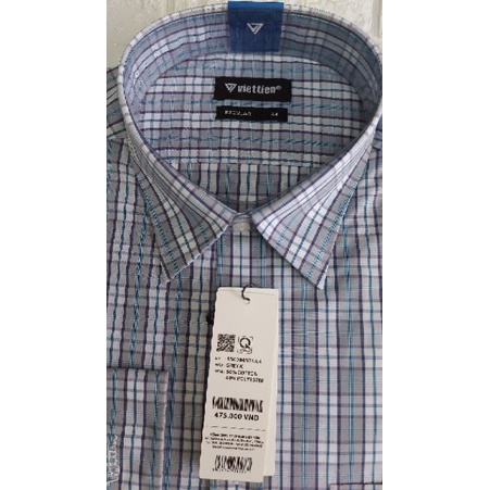 Sale áo việt tiến dài tay size 44 .  giá treo 475k