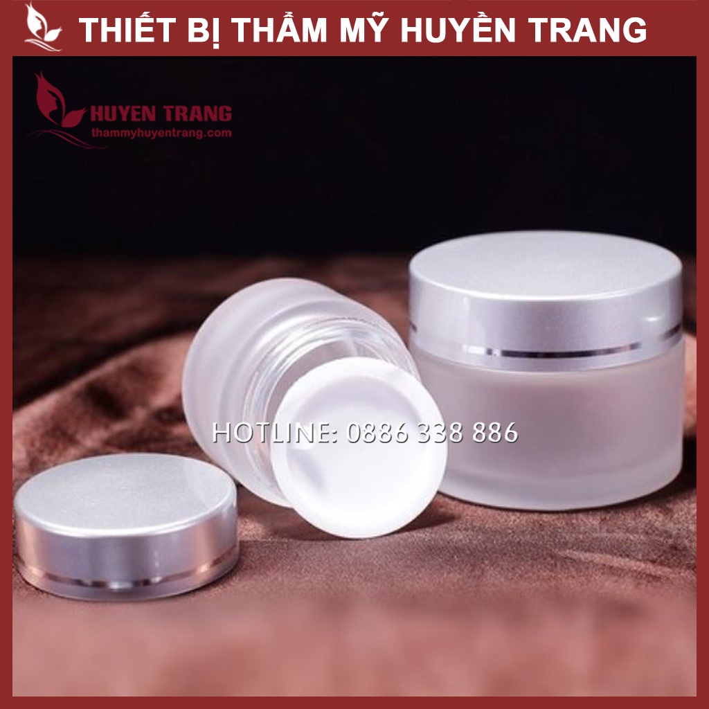 Hũ Chiết Mỹ Phẩm Thủy Tinh 10g 20g 30g 50g - Thẩm Mỹ Huyền Trang NANOCEE