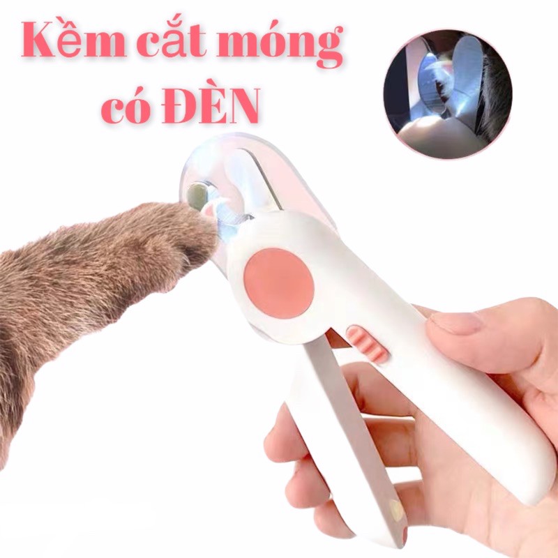 Kềm cắt móng CÓ ĐÈN cho chó mèo