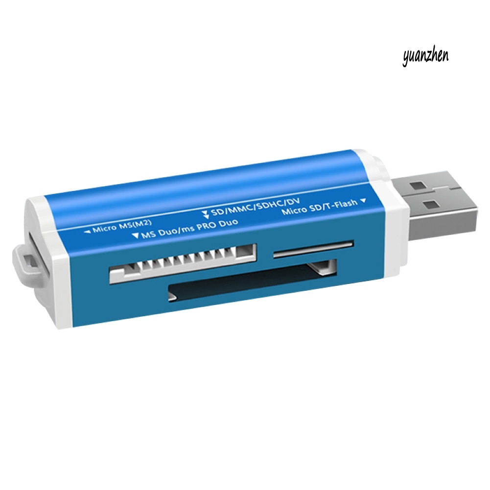 Đầu Đọc Thẻ Nhớ Usb Tf / Micro-Sd / Ms / M2 4 Trong 1 Cho Máy Tính | BigBuy360 - bigbuy360.vn