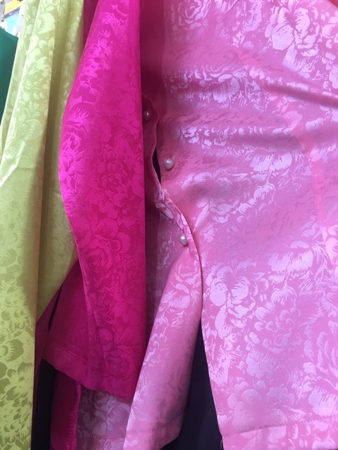 Bộ gấm bà ba đi lễ