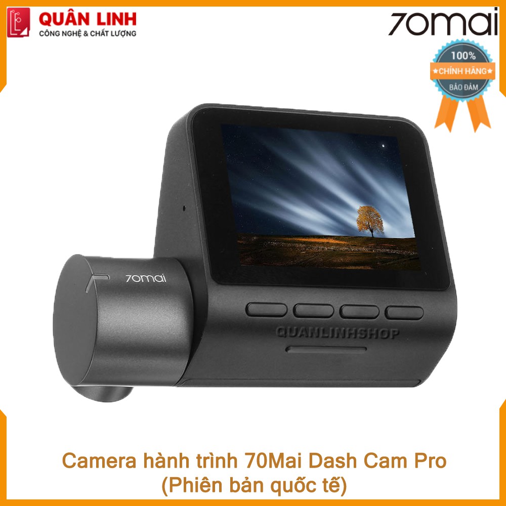 Camera hành trình Xiaomi 70mai Dash Camera Pro - phiên bản Quốc tế kèm thẻ 64GB | BigBuy360 - bigbuy360.vn