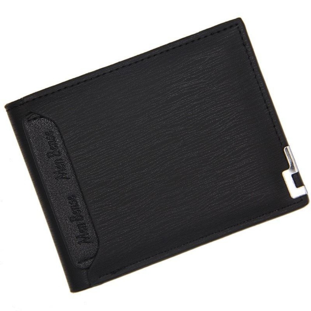 Ví Nam Cao Cấp Hàng Full Box Chất Da Đẹp Hai Chi Tiết B001- Bóp Da Nam