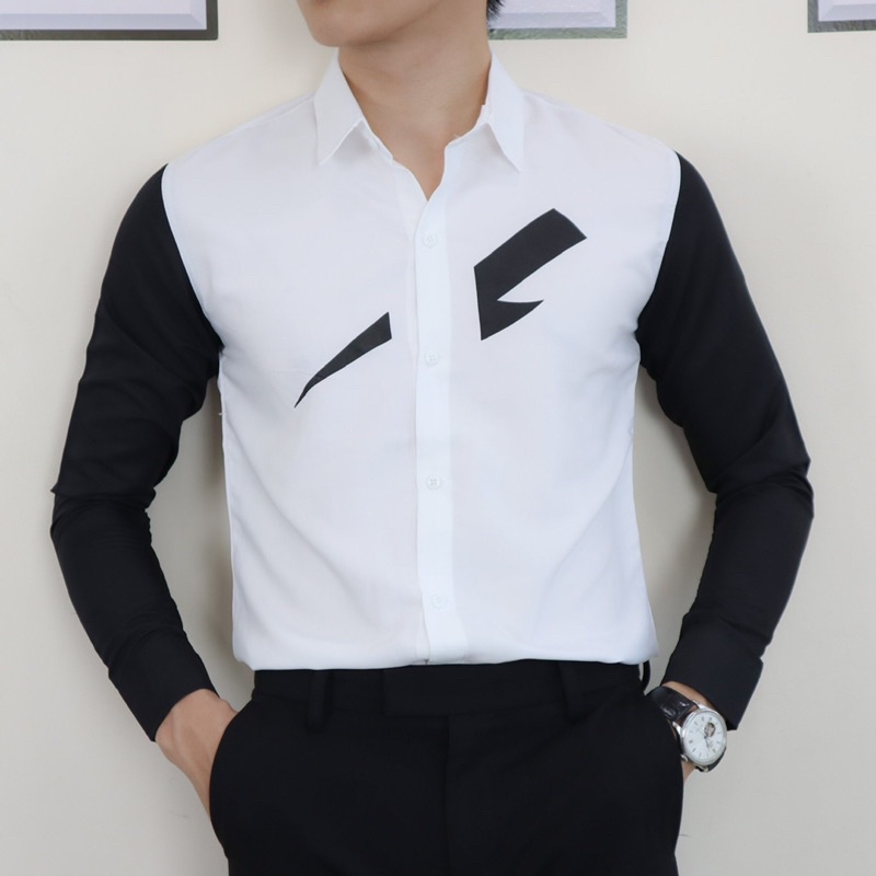 Áo sơ mi nam họa tiết trẻ trung năng động hot nhất 2020