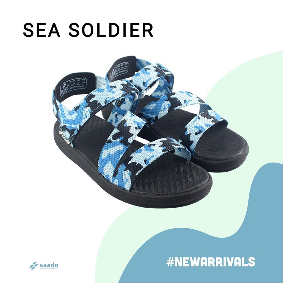 [CHÍNH HÃNG] SANDAL SAADO | QT07 – Sea Soldier | Giày Sandal Nam Nữ