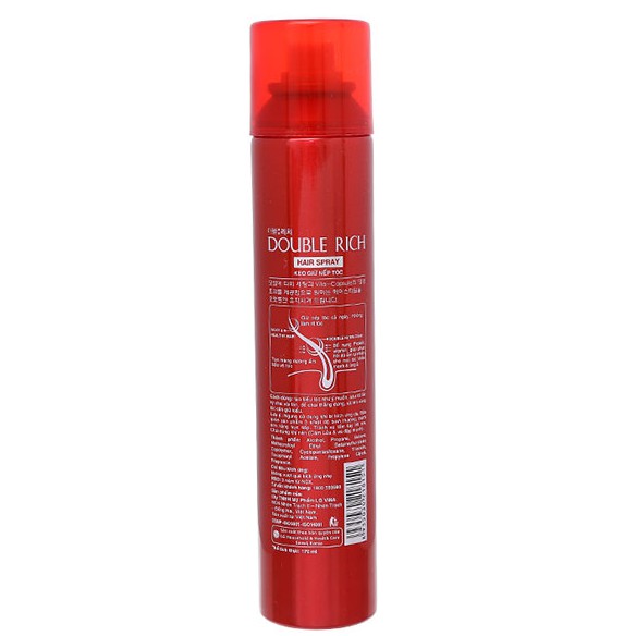 Keo Giữ Nếp Tóc Hair Spray Double Rich 170ml