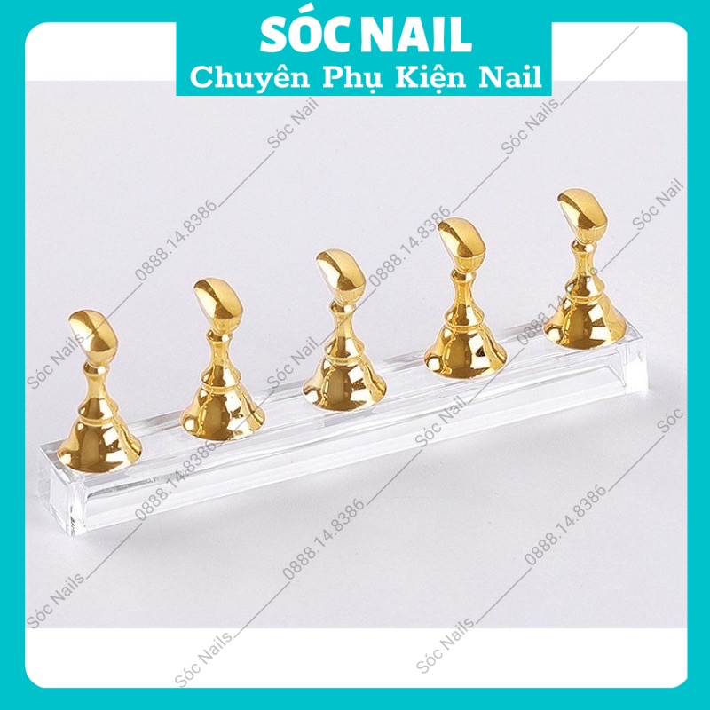 Đế Gắn Móng Giả ,Thanh Mẫu Thẳng Nam Châm Gắn Móng Mẫu Tập Vẽ Cho Dân Làm Nail