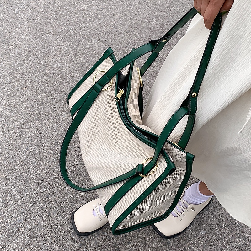 Túi xách IELGY vải canvas sức chứa lớn thời trang cho nữ