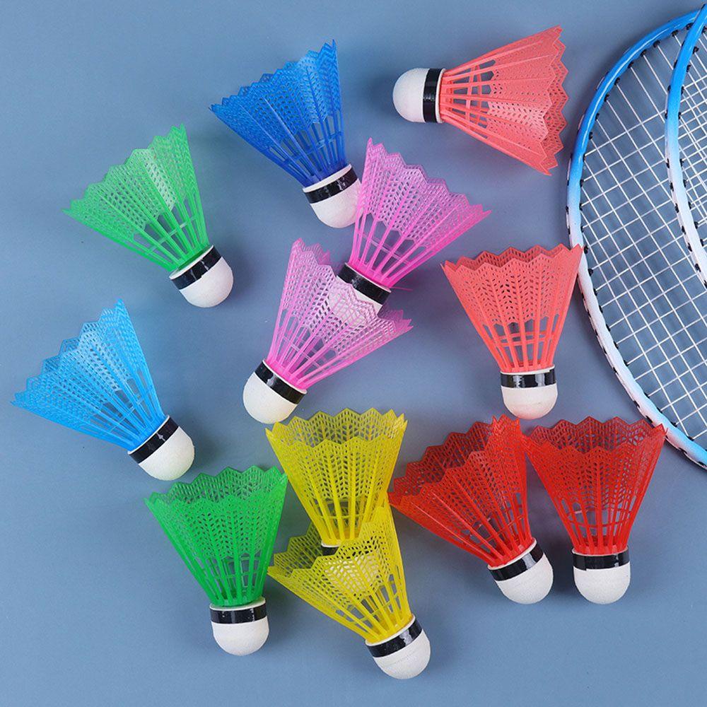 Set 12 Quả Cầu Lông Nhựa Nhiều Màu Sắc Dùng Luyện Tập Thể Thao