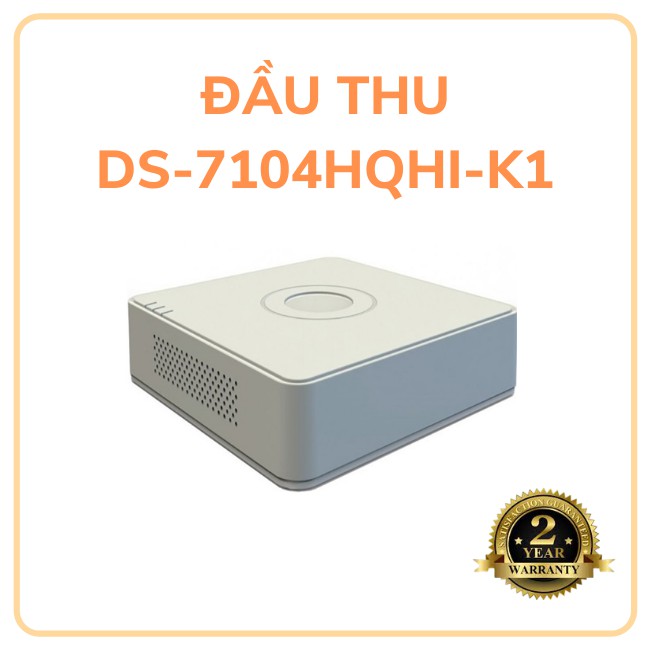 Đầu ghi hình HD-TVI 4 kênh TURBO 4.0 HIKVISION DS-7104HQHI-K1 | BigBuy360 - bigbuy360.vn