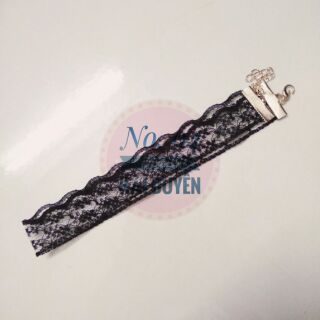 Vòng cổ choker ren đen