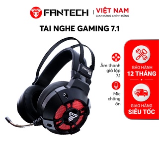 Tai Nghe Gaming 7.1 FANTECH HG11 Pro CAPTAIN Có Rung LED RGB Hỗ Trợ Mic Chống Ồn -  Hàng Phân Phối Chính Hãng
