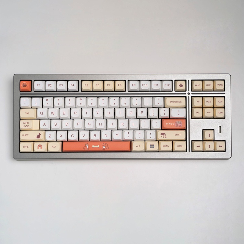 Nắp Đậy Bàn Phím Cơ btsg 85% PBT 139 Phím XDA Họa Tiết Hoạt Hình Dễ Thương