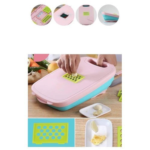 [XẢ KHO+FREE SHIP] THỚT KÈM RỔ ĐA NĂNG 9 in 1 TIỆN LỢI. set
