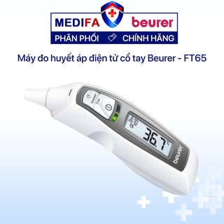 Nhiệt kế điện tử Beurer FT65 đo tai và trán, đo hơi nước chính hãng - Thiết bị y tế gia đình Medifa