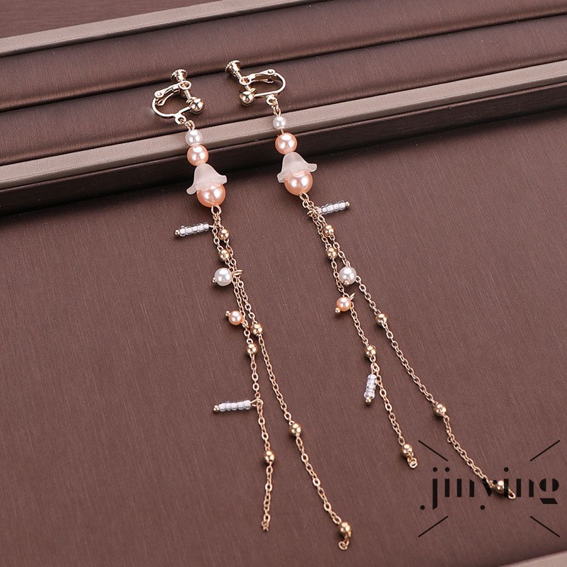 GETNOIVAS Cài tóc / khuyên tai đính ngọc trai phong cách thời trang cho bé trái / bé gái