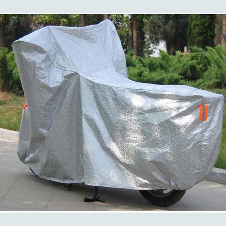 Bạt Trùm Xe Máy 3D 𝗙𝗥𝗘𝗘 𝗦𝗛𝗜𝗣 Tráng Nhôm Che Mưa Nắng Cách Nhiệt Chống Tia UV Vừa SH bạt phủ xe máy