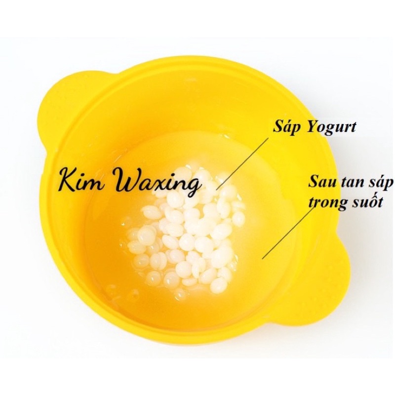 300g Sáp wax lông Bluezoo Premier Yogurt sữa chua cho da nhạy cảm siêu dưỡng da