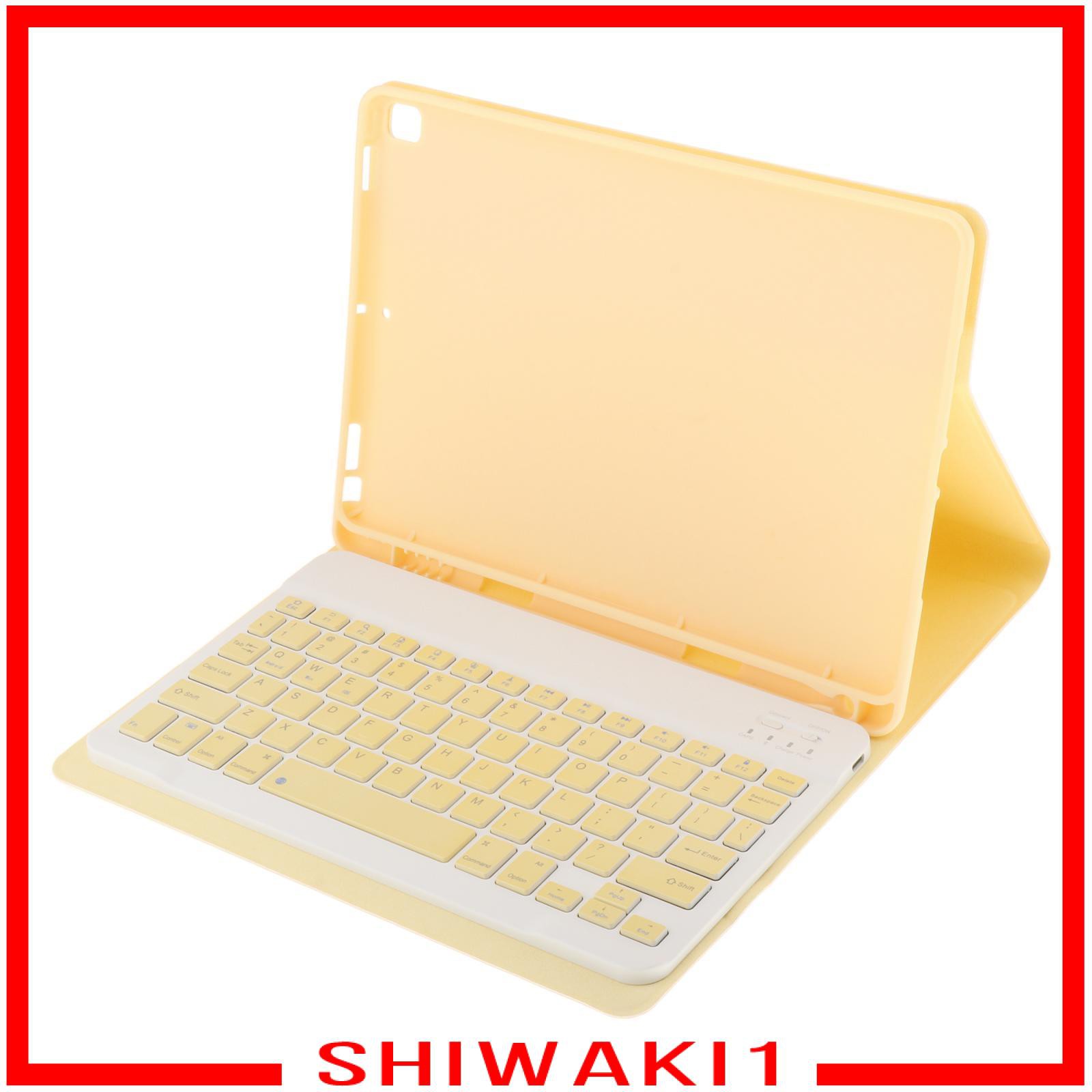 Bao Da Kèm Bàn Phím Bluetooth Shiwaki1 Cho Ipad 8th 7th Generation 10.2 Inch