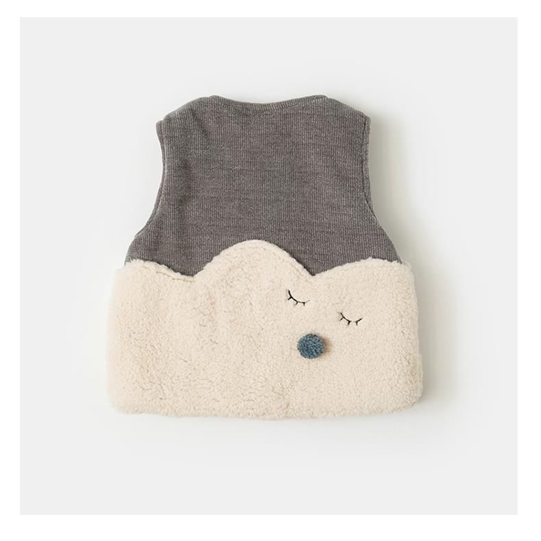 Áo khoác không tay giữ ấm thời trang thu đông phong cách Hàn Quốc cho bé gái