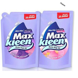 Maxkleen nước giặt túi 2.4kg huyền diệu/hoa nắng
